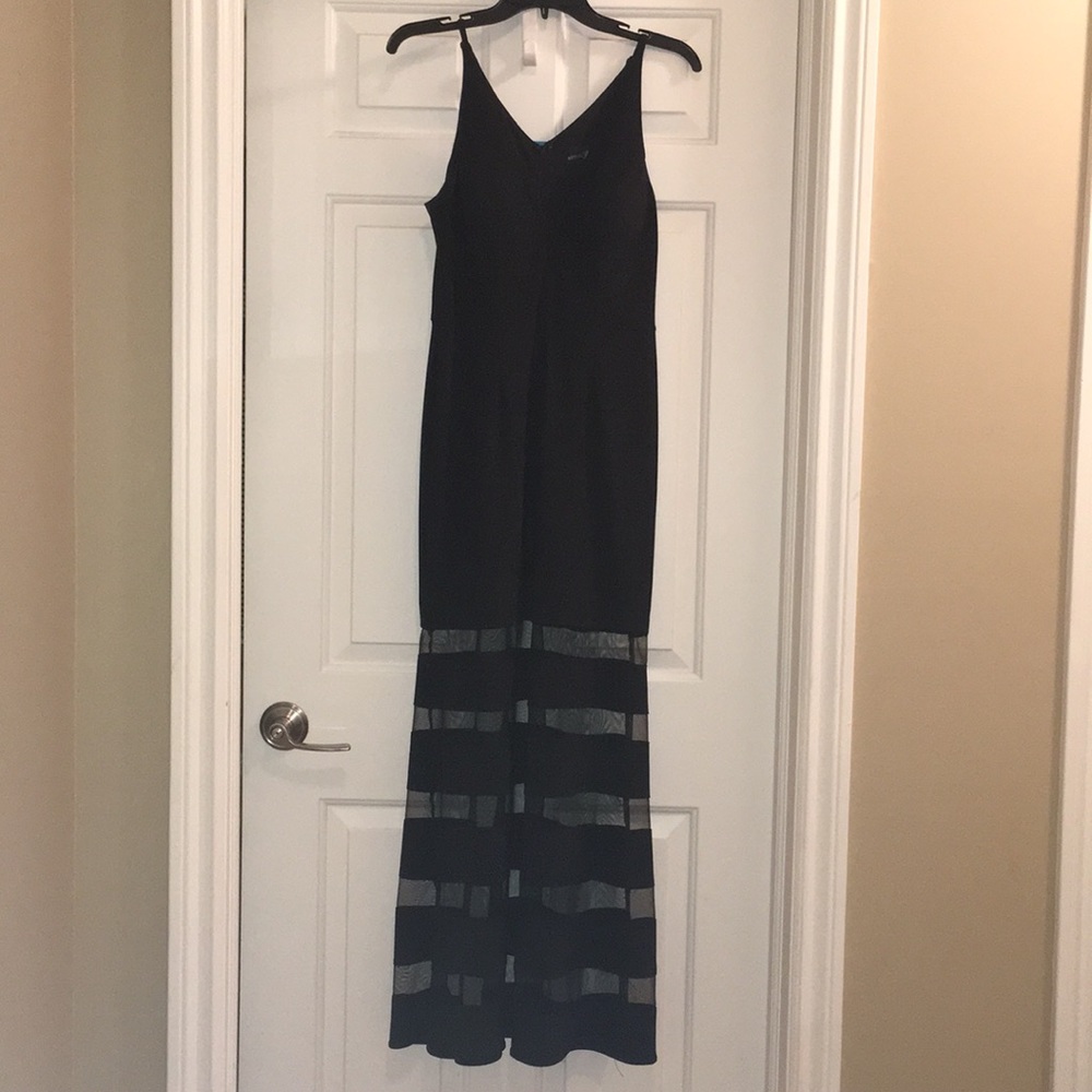 Evening gown black dress